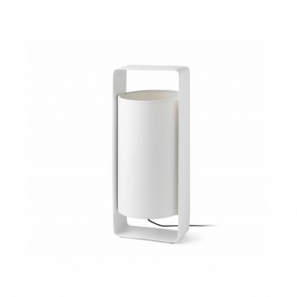 FARO 28383 | Lula Faro stolna svjetiljka 40cm 1x E27 bijelo mat, bijelo