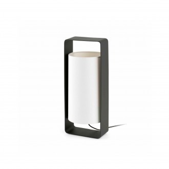 FARO 28385 | Lula Faro stolna svjetiljka 40cm 1x E27 crno mat, bijelo
