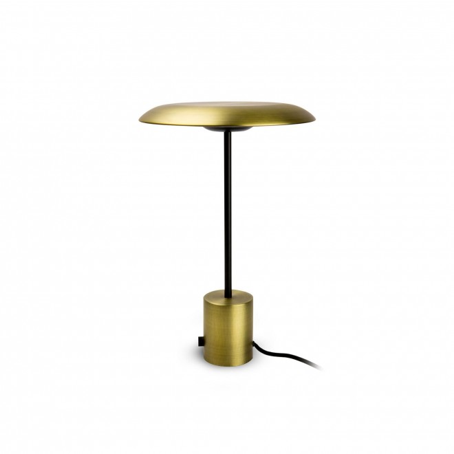 FARO 28387 | Hoshi Faro stolna svjetiljka 40cm 1x LED 930lm 2700K zlato mat, opal