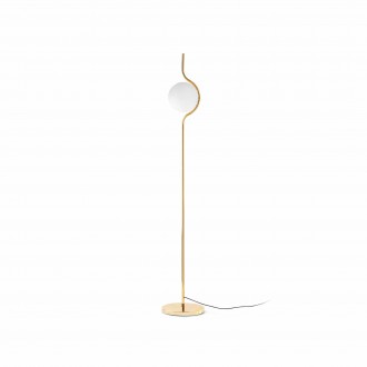 FARO 29693D | Le-Vita Faro podna svjetiljka 118cm 1x LED 570lm 2700K sjajno zlato, opal