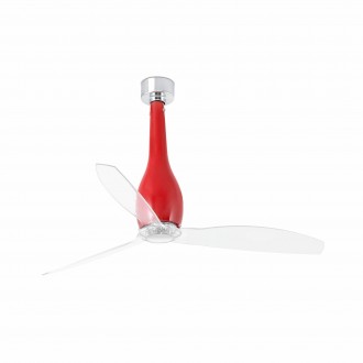 FARO 32005 | Eterfan Faro ventilator stropne svjetiljke sjajna crvena