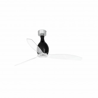 FARO 32027 | Mini-FA Faro ventilator stropne svjetiljke crno mat