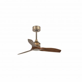 FARO 33428 | Just-Fan Faro ventilator stropne svjetiljke staro zlato