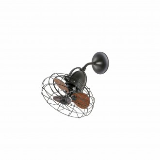 FARO 33715 | Keiki Faro ventilator stropne svjetiljke tamno smeđe