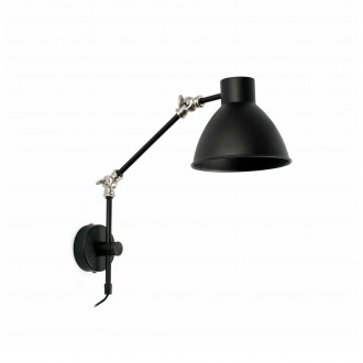 FARO 40070 | Celia-FA Faro zidna svjetiljka 1x E14 crno mat