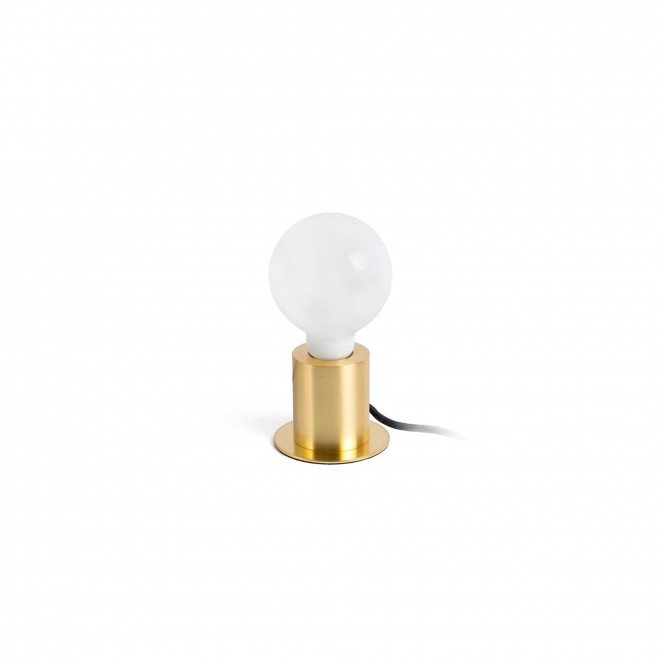 FARO 62157 | Ten Faro stolna svjetiljka 7,5cm 1x E27 zlato mat