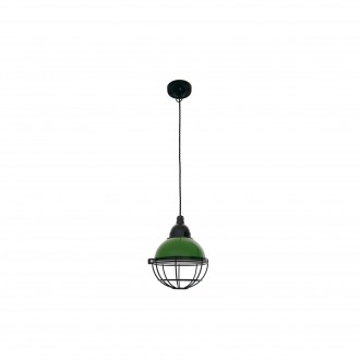 FARO 62803 | Claire-FA Faro visilice svjetiljka 1x E27 metal zelena
