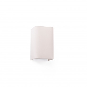FARO 66403 | Cotton Faro zidna svjetiljka 1x E27 bijelo mat, crno