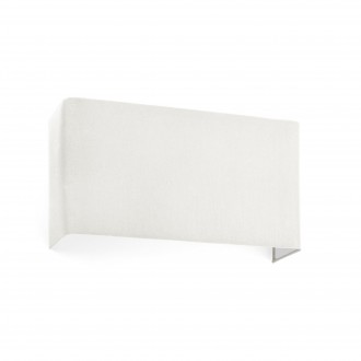 FARO 66413 | Cotton Faro zidna svjetiljka 2x E27 bijelo mat, crno