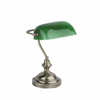 FARO 68334 | Banker-FA Faro stolna svjetiljka 37,5cm 1x E27 staro zlato, zeleno