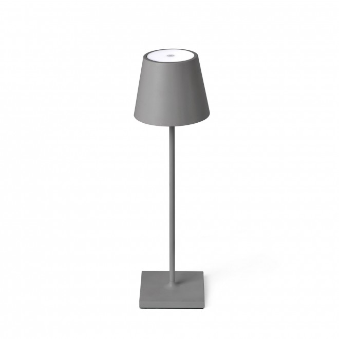 FARO 70777 | Toc Faro stolna svjetiljka 38cm 1x LED 180lm 3000K IP54 sivo, opal