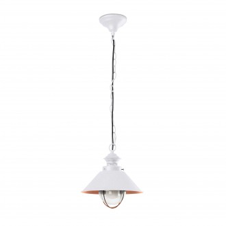 FARO 71106 | Nautica-FA Faro visilice svjetiljka 1x E27 IP33 bijelo mat, prozirna