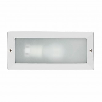 FARO 71490 | Liso Faro ugradbena svjetiljka 230x80mm 1x E27 IP44 bijelo mat, opal