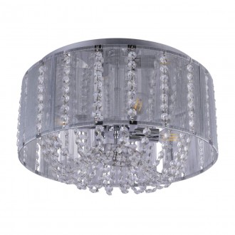 GLOBO 15091D | Walla Globo stropne svjetiljke svjetiljka 4x E14 krom, srebrno, kristal