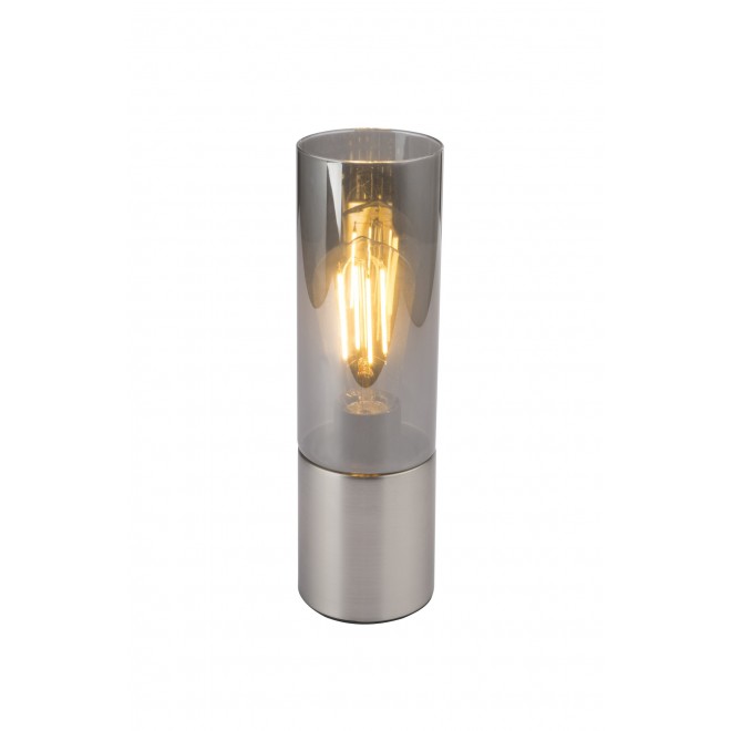 GLOBO 21000N | Annikag Globo stolna svjetiljka 30cm sa dodirnim prekidačem 1x E27 poniklano mat, dim