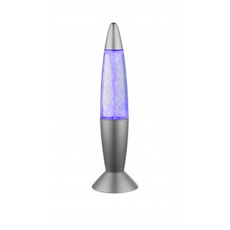 GLOBO 28019 | Magma Globo stolna svjetiljka 36cm s prekidačem promjenjive boje 6x LED srebrno, prozirno