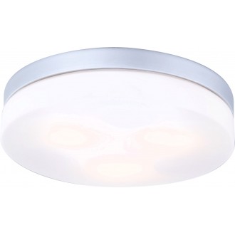 GLOBO 32113 | Vranos Globo stropne svjetiljke svjetiljka 3x E27 IP44 aluminij, opal
