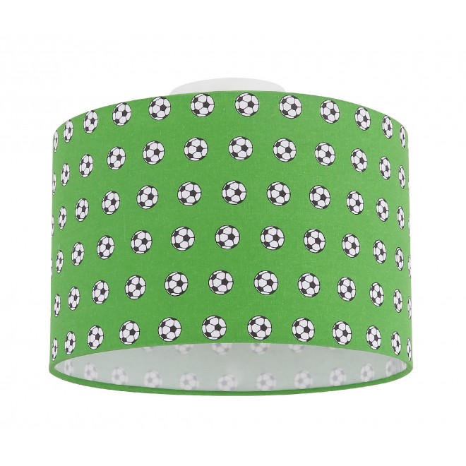 GLOBO 54009D | Lemmi Globo stropne svjetiljke svjetiljka 1x E27 zeleno, bijelo, crno