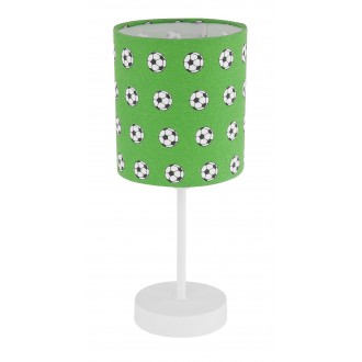 GLOBO 54009T | Lemmi Globo stolna svjetiljka 31cm s prekidačem 1x E14 zeleno, bijelo, crno