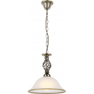 GLOBO 60208H | Odin Globo visilice svjetiljka 1x E27 antik bakar, opal