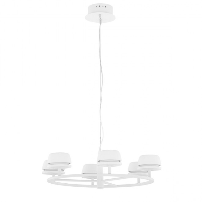 ITALUX AD16004-6A WH | Miranda-IT Italux visilice svjetiljka 1x LED 2400lm 3000K bijelo