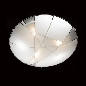 ITALUX C29366YK-2 | Arcana Italux stropne svjetiljke svjetiljka 1x E27 krom, bijelo, prozirna