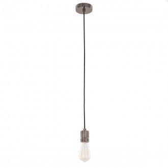 ITALUX DS-M-010 ANTIQUE BRASS | Casa-IT Italux visilice svjetiljka 1x E27 antik bakar, prozirno