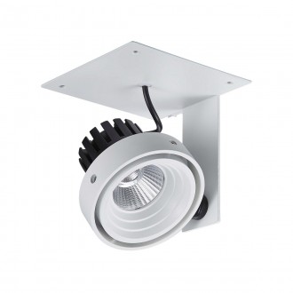 ITALUX GL7118-1/1X12W 3000K WH+BL | Patrizio Italux spot svjetiljka elementi koji se mogu okretati 1x LED 980lm 3000K crno, bijelo