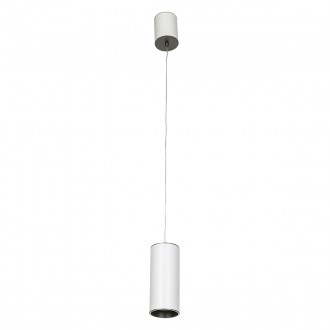 ITALUX HL7719/12W 3000K WH+GR | Moldes-Big Italux visilice svjetiljka 1x LED 820lm 3000K bijelo, krom