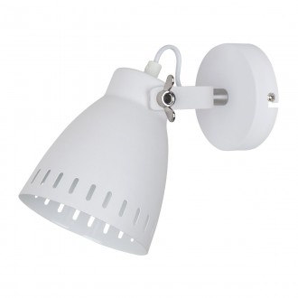 ITALUX MB-HN5050-1-WH+S.NICK | Franklin Italux zidna svjetiljka elementi koji se mogu okretati 1x E27 bijelo mat, kromni mat