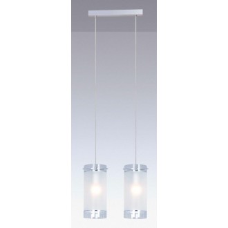 ITALUX MDM1560/2 | Vigo-IT Italux visilice svjetiljka 2x E27 bijelo, krom