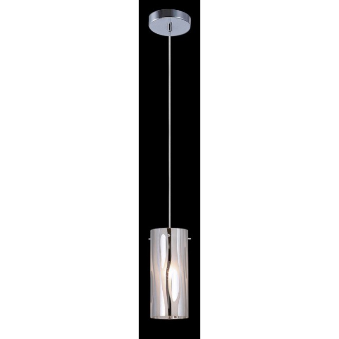 ITALUX MDM1575/1CR | Triplet Italux visilice svjetiljka 1x E27 bijelo, krom