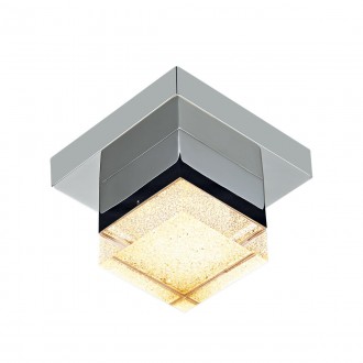 ITALUX MX14009016-1A | Seth-IT Italux stropne svjetiljke svjetiljka 1x LED 193lm 3000K krom, krem, prozirno