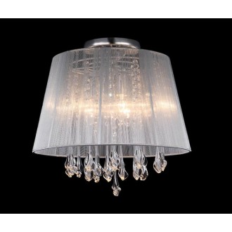 ITALUX MXM1869-3 WH | Isla-IT Italux stropne svjetiljke svjetiljka 3x E14 bijelo, prozirno, prozirno