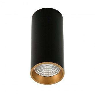 ITALUX SLC7392/12W 3000K BL+GO | Moldes-Big Italux stropne svjetiljke svjetiljka 1x LED 820lm 3000K zlatno, crno