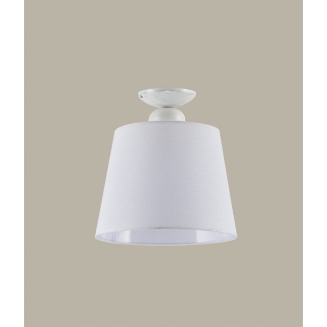 JUPITER 1385 KM 1 PB | Kamelia Jupiter stropne svjetiljke svjetiljka 1x E27 antik bijela, lomljena bijela boja