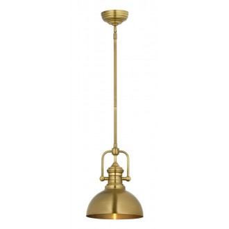 JUPITER 1787 PT 1 P | Platino Jupiter visilice svjetiljka s podešavanjem visine 1x E27 saten brass