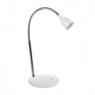 KANLUX 15058 | Lucy Kanlux stolna svjetiljka 41,5cm s prekidačem fleksibilna 1x LED 150lm 3000K bijelo