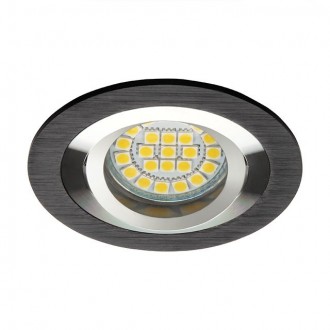 KANLUX 18288 | Seidy Kanlux ugradbena svjetiljka okrugli pomjerljivo Ø92mm 1x MR16 / GU5.3 crno