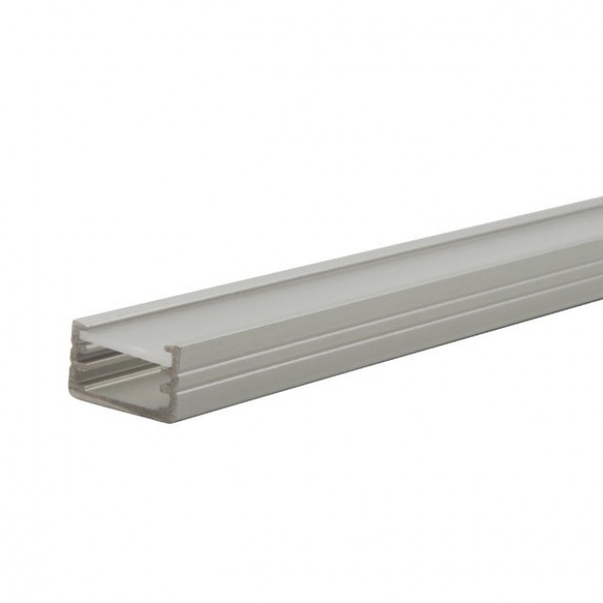 KANLUX 19161 | Kanlux aluminijski led profil B - bez sjenila - 1m za max. 8 mm LED trake aluminij