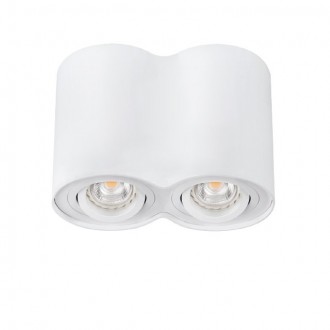 KANLUX 22554 | Bord Kanlux stropne svjetiljke svjetiljka cilindar izvori svjetlosti koji se mogu okretati 2x GU10 bijelo