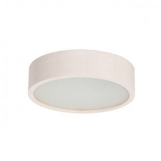 KANLUX 23123 | Jasmin-K Kanlux zidna, stropne svjetiljke svjetiljka okrugli 1x E27 bijelo boja hrasta, bijelo