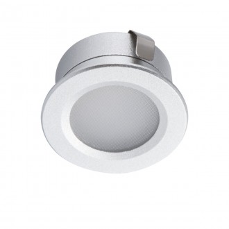 KANLUX 23522 | Imber Kanlux ugradbena svjetiljka okrugli Ø30mm 1x LED 40lm 3000K IP65 srebrno