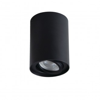 KANLUX 25478 | Bord Kanlux stropne svjetiljke svjetiljka cilindar izvori svjetlosti koji se mogu okretati 1x GU10 crno
