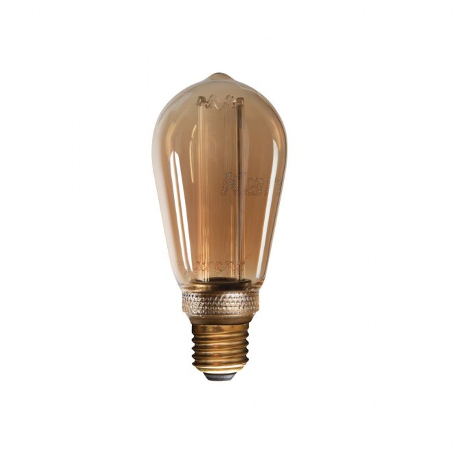 KANLUX 26047 | E27 4W -> 20W Kanlux Edison ST64 LED izvori svjetlosti filament, super warm 200lm 1800K CRI>80