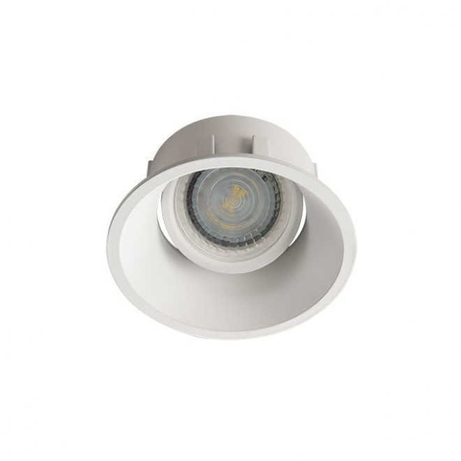 KANLUX 26736 | Ivri Kanlux ugradbena svjetiljka okrugli pomjerljivo, bez grla Ø92mm 1x MR16 / GU5.3 / GU10 bijelo
