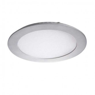 KANLUX 28930 | Rounda Kanlux ugradbene svjetiljke LED panel okrugli Ø169mm 1x LED 660lm 4000K IP44/20 srebrno, bijelo