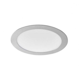 KANLUX 28933 | Rounda Kanlux ugradbene svjetiljke LED panel okrugli Ø220mm 1x LED 1080lm 4000K IP44/20 srebrno, bijelo