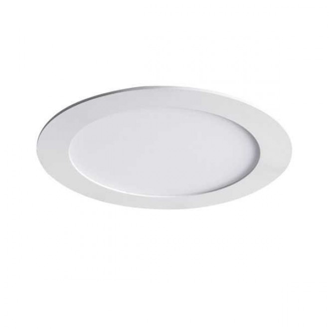 KANLUX 28938 | Rounda Kanlux ugradbene svjetiljke LED panel okrugli Ø120mm 1x LED 300lm 3000K IP44/20 bijelo