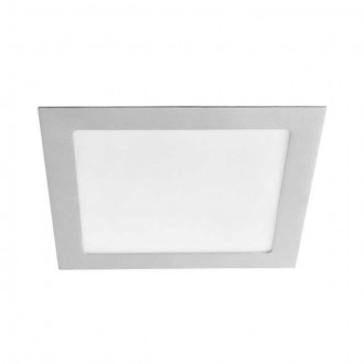 KANLUX 28942 | Katro Kanlux ugradbene svjetiljke LED panel četvrtast 225x225mm 1x LED 1080lm 4000K IP44/20 srebrno, bijelo